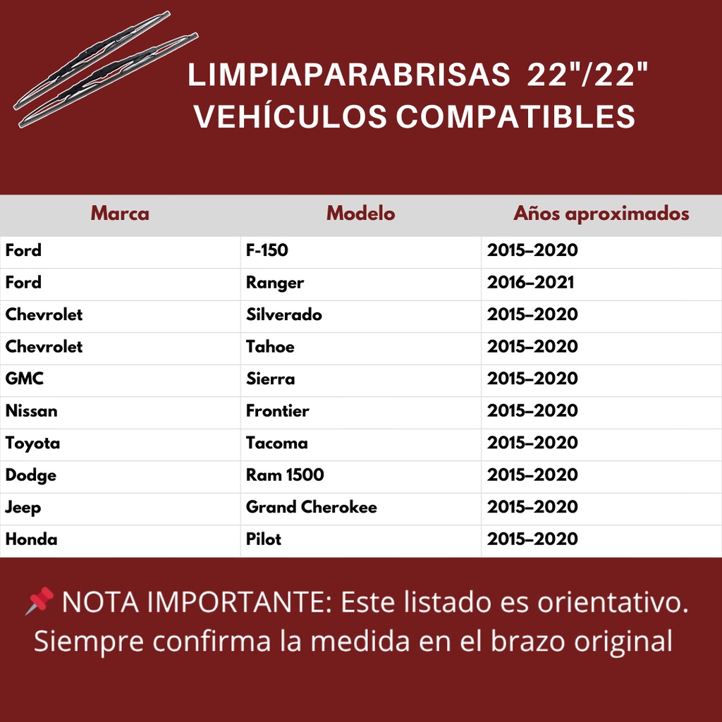 Limpiaparabrisas Bosch 22 /22 