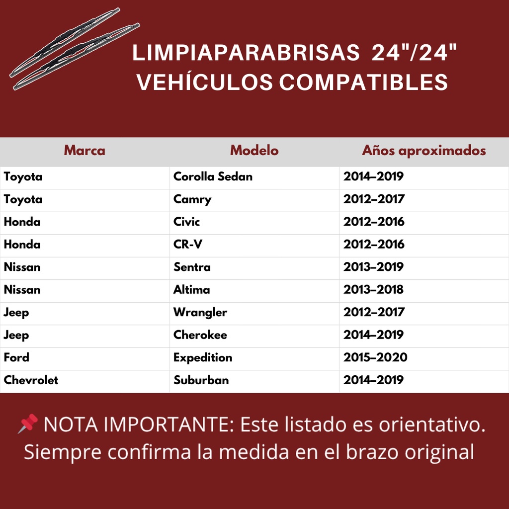 LIMPIAPARABRISAS BOSCH 24"/24" 2 PIEZAS