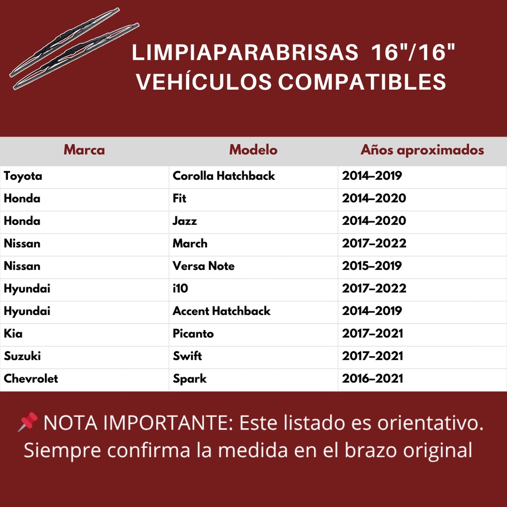 LIMPIAPARABRISAS BOSCH 16"/16" 2 PIEZAS