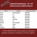 LIMPIAPARABRISAS BOSCH 16"/16" 2 PIEZAS