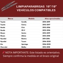 LIMPIAPARABRISAS BOSCH 19"/19" 2 PIEZAS