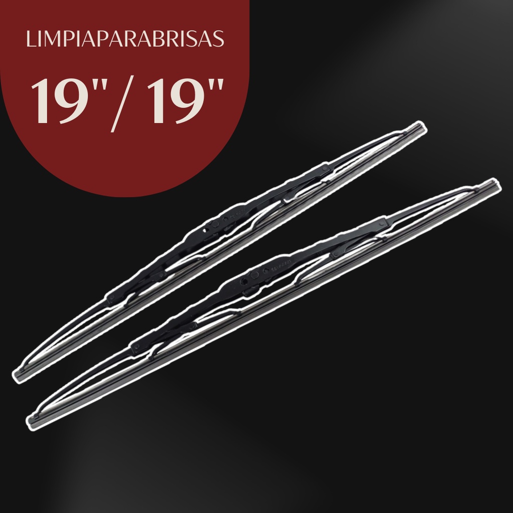 LIMPIAPARABRISAS BOSCH 19"/19" 2 PIEZAS