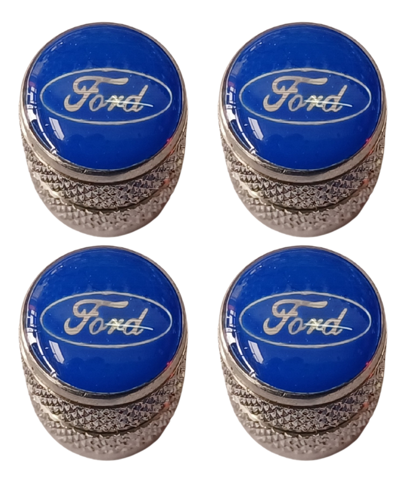 TAPON VALVULA DISEÑO FORD AZUL