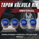 TAPON VALVULA DISEÑO FORD AZUL