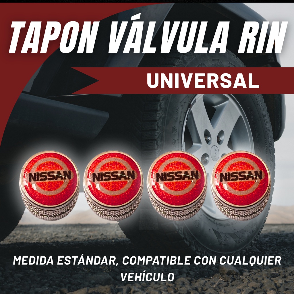 TAPON VALVULA RIN NISSAN ROJO