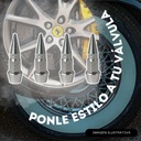 TAPON DE VALVULA BALA RIFLE CORTO 45MM PLATA