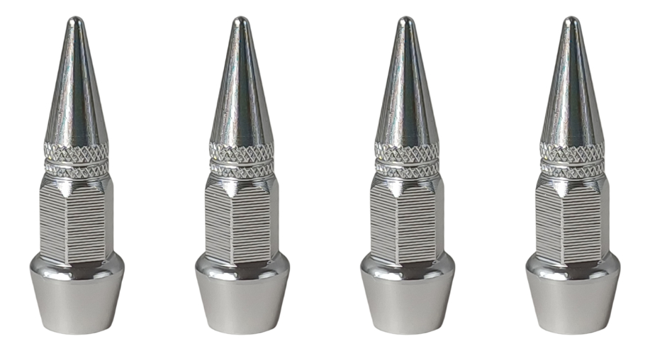TAPON DE VALVULA BALA RIFLE CORTO 45MM PLATA