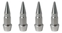 TAPON DE VALVULA BALA RIFLE CORTO 45MM PLATA