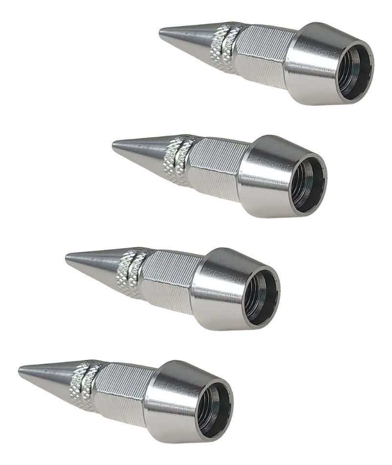 TAPON DE VALVULA BALA RIFLE CORTO 45MM PLATA