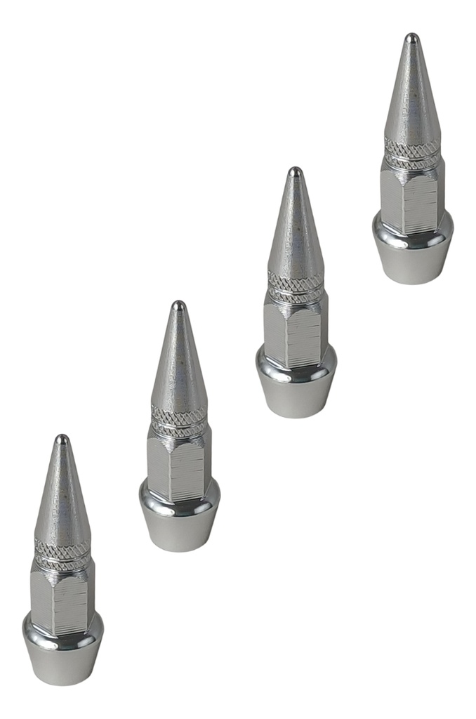 TAPON DE VALVULA BALA RIFLE CORTO 45MM PLATA