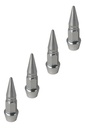 TAPON DE VALVULA BALA RIFLE CORTO 45MM PLATA