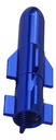 TAPON DE VALVULA COHETE LARGO 5CM AZUL