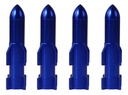 TAPON DE VALVULA COHETE LARGO 5CM AZUL