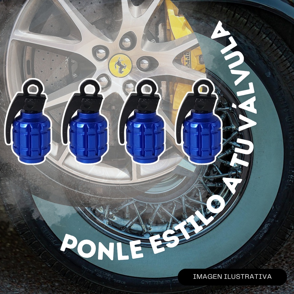 TAPON DE VALVULA GRANADA AZUL