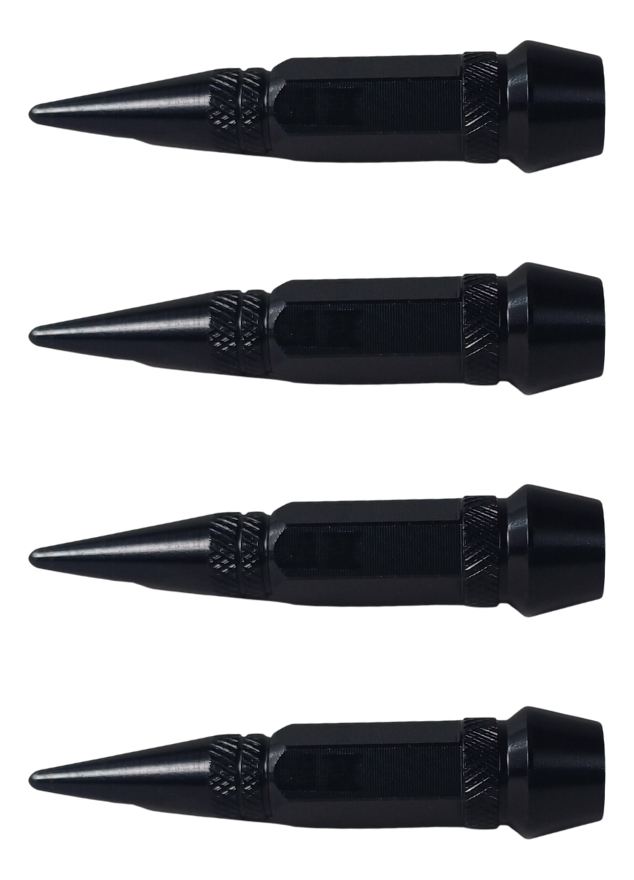 TAPON DE VALVULA BALA RIFLE 65MM NEGRO