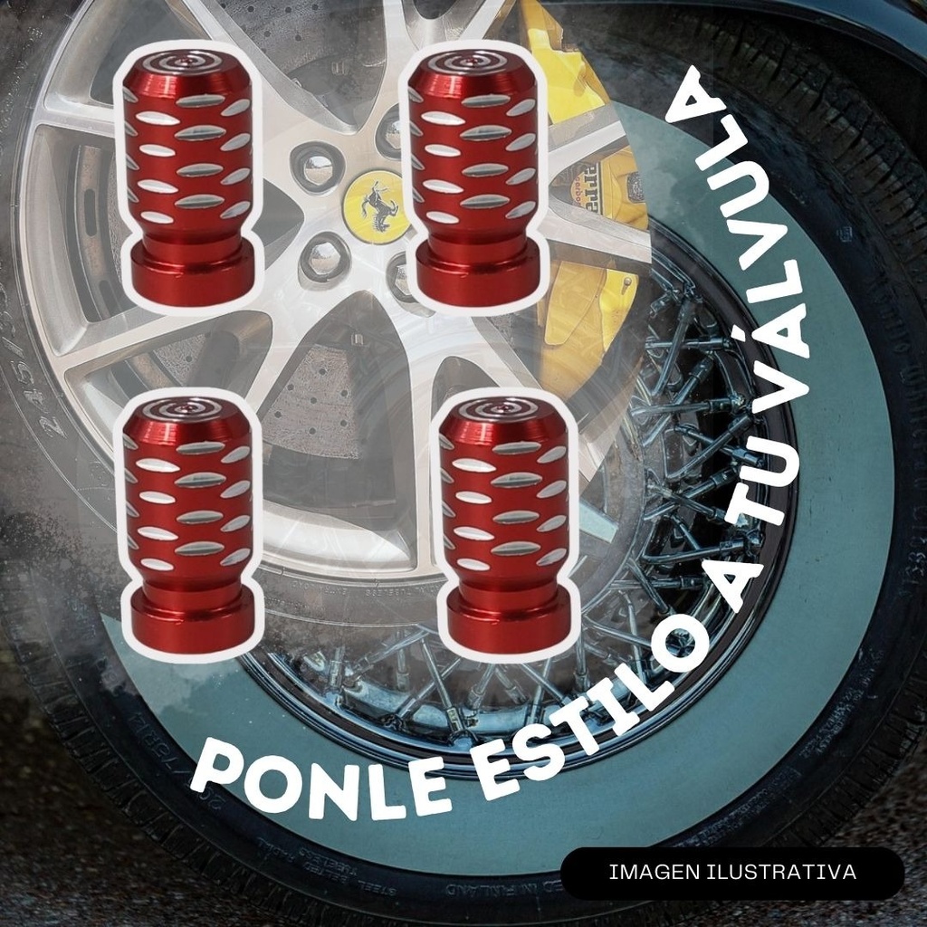 TAPON DE VALVULA / ROJO