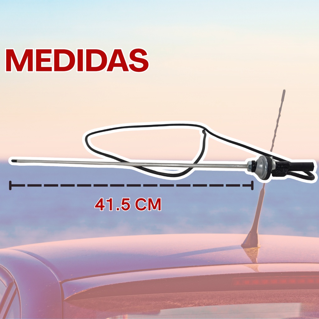 ANTENA AUTO FORD TOPAZ/RANGER BASE OVALADA