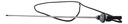 ANTENA AUTO FORD TOPAZ/RANGER BASE OVALADA