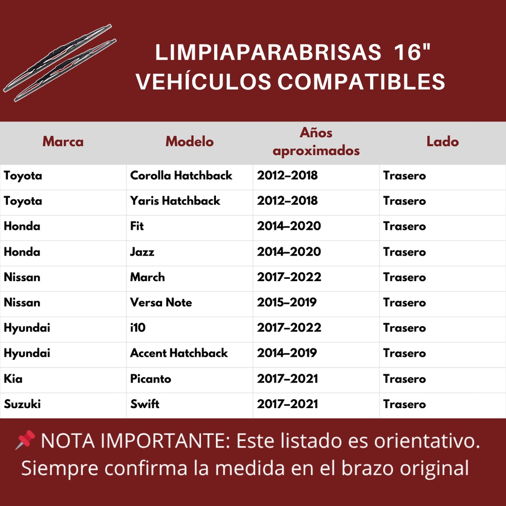 Limpiaparabrisas Bosch 16  T/banana