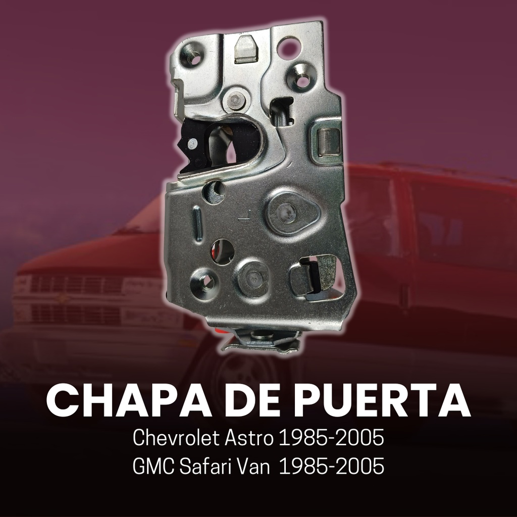CHAPA DE PUERTA CV ASTRO  GM SAFARI VAN 85-05  MANUAL CROMO Izquierdo Delantera  
