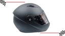 CASCO ABATIBLE DOBLE MICA CAPTAIN NEGROO/MATE (S)