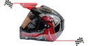 CASCO CROSS IRON RACING K13 NARANJA (L)