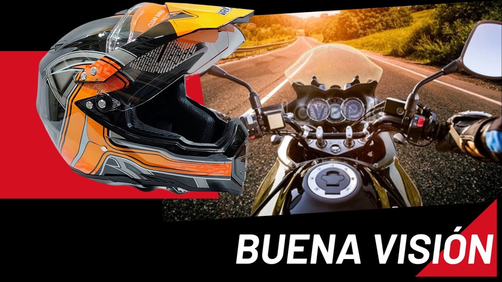 CASCO CROSS IRON RACING K13 NARANJA (L)