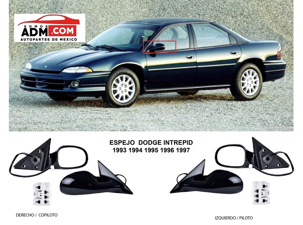 ESPEJO DG INTREPID/CONCORDE 93-97/NEW YO