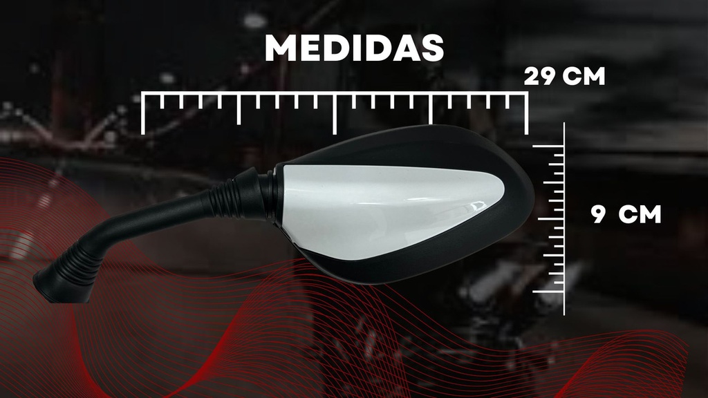 ESPEJO JGO MOTONETA UNIVERSAL