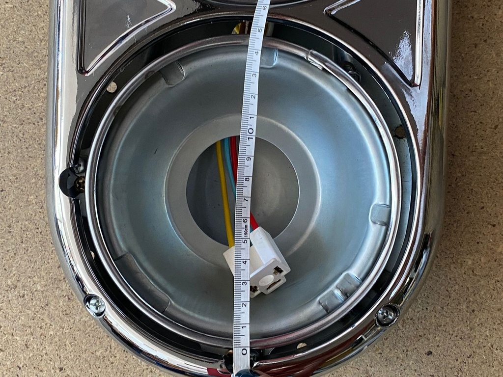 PORTAFAROS CON CARCAZA REDONDO DINA DOBLE