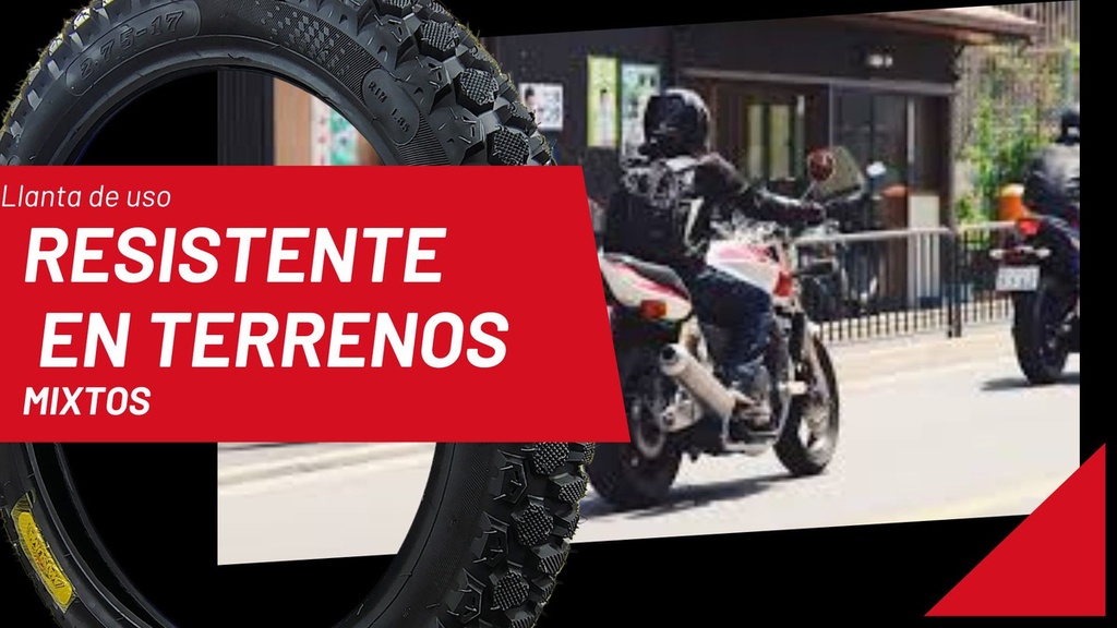 LLANTA 2.75-17  T/T 6PR D025