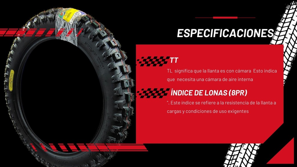 LLANTA MOTO 3.00-17 =012 =LLA-6401-2067