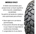 LLANTA MOTO 120/90-17 T/L MOTOKING D025
