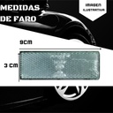 FARO LED REFLECTOR ROJO (RECTANGULO) LUZ ALTA Y BAJA