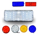 FARO LED REFLECTOR ROJO (RECTANGULO) LUZ ALTA Y BAJA