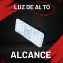 FARO LED REFLECTOR ROJO (RECTANGULO) LUZ ALTA Y BAJA