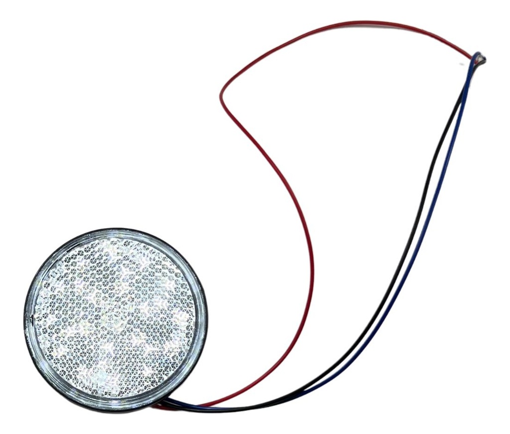 FARO LED REFLECTOR ROJO (RECTANGULO) LUZ ALTA Y BAJA