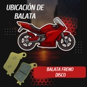 BALATA FRENO DISCO HONDA CBR 1000,KAWASAKI,SUZUKI