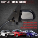 ESPEJO VW DERBY 99-09/IBIZA/CORDOBA 99-02 C/CONTROL GRANDE NEGRO IZQ