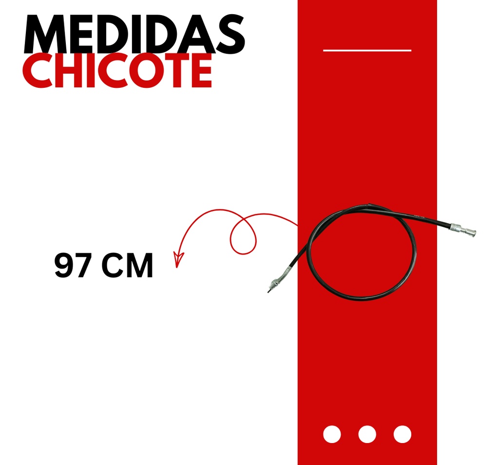 CHICOTE VELOCIMETRO ITALIKA TC-250/DINAMO/VENTO V 05-08