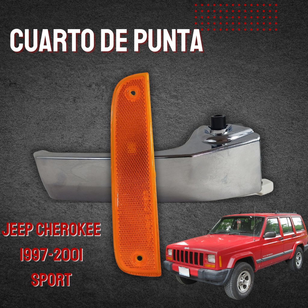 CUARTO PUNTA JP CHEROKEE 97-01 SPORT AMBAR S/FOCO DEPO IZQ