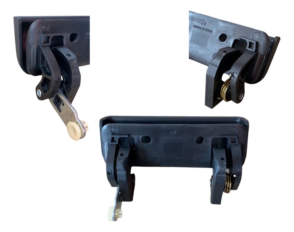 MANIJA EXTERIOR FD RANGER 93-00 MZ B2600 94-00  FD EXPLORER 91-94  PATA LARGA CORRUGADA NEGRA PLASTICO HUSHAN Derecho Delantera/Trasera
