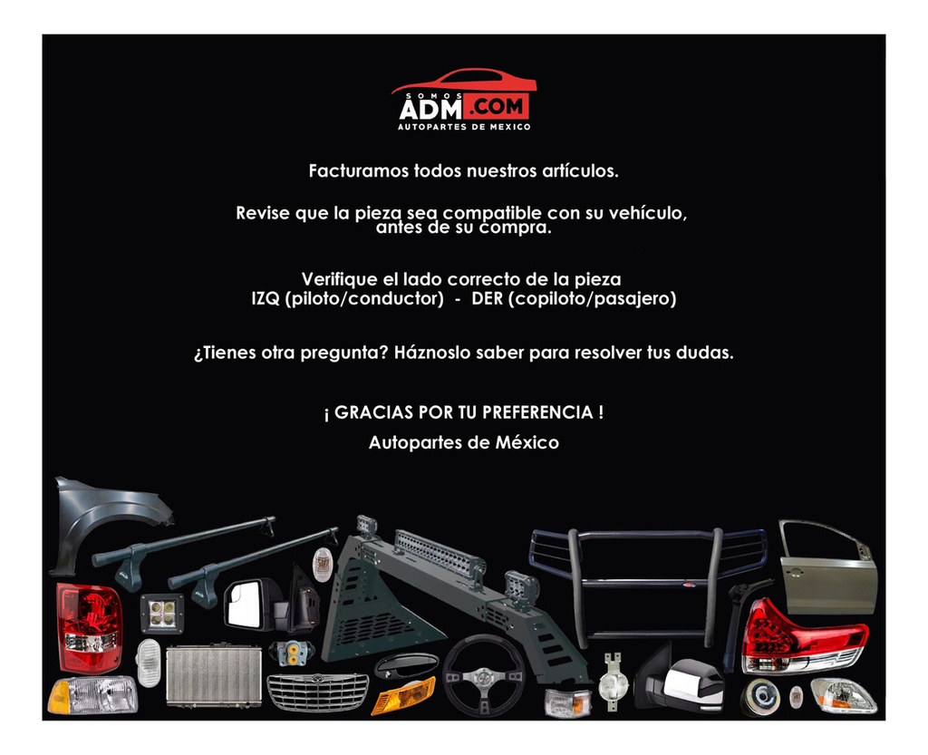 CUARTO LATERAL PT MATIZ 08-12 BLANCO C/FOCO DEPO DER/IZQ