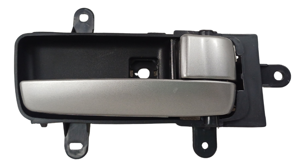 MANIJA INTERIOR NS MAXIMA 04-05  NEGRO/PLATA PLASTICO HUSHAN Derecho Delantera/Trasera  