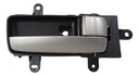 MANIJA INTERIOR NS MAXIMA 04-05  NEGRO/PLATA PLASTICO HUSHAN Derecho Delantera/Trasera  