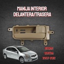 MANIJA INTERIOR NS SENTRA 07-12  BEIGE PLASTICO HUSHAN Izquierdo Delantera/Trasera  