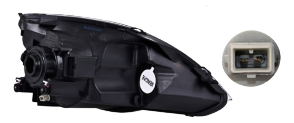 FARO FD FIESTA 03-07 P/FOCO HALOGENO S/FOCO DEPO DER