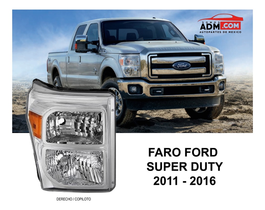 FARO FD SUPER DUTY 11-16 S/FOCO DEPO IZQ