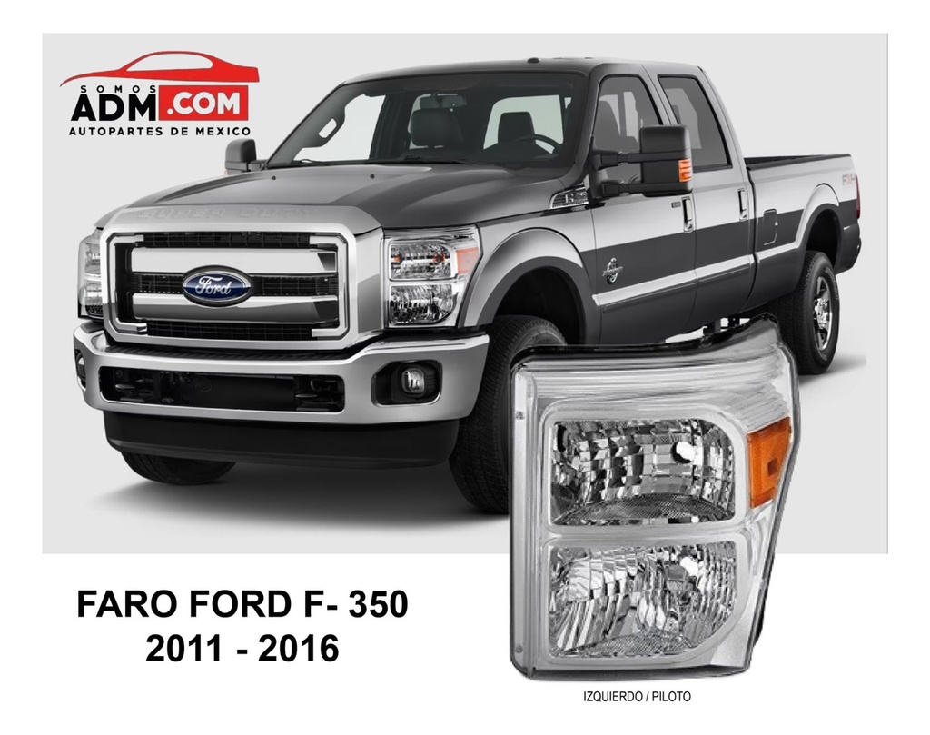 Faro Ford F-350 2011 2012 2013 2014 2015 2016 Depo