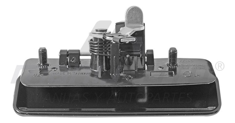 MANIJA EXTERIOR CV ASTRO 85-94/LUMINA APV  OD SILHOUETTE  GM SAFARI VAN  PT TRANS SPORT 90-96  SEGURO VARILLA METAL LISA NEGRA ZINC HUSHAN Derecho Delantera  